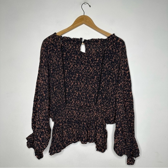 Anthropologie Nichola Peplum Blouse Size Medium - Picture 8 of 11